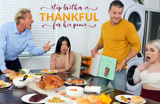 Stepbrother Is Thankful For His Penis