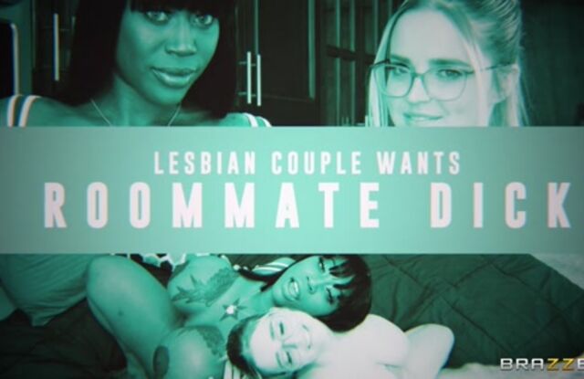 Lesbian Couple Wants Roommate Dick